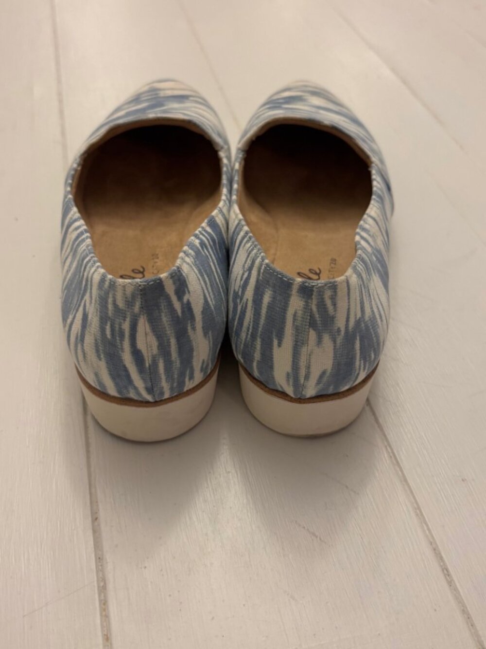 LifeStride Bloom Velocity 2.0 Blue Abstract Comfort Flats 7W - Picture 5 of 8